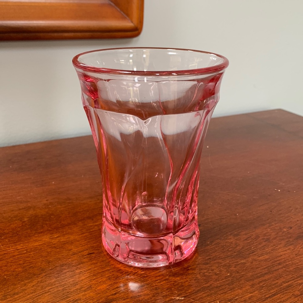 VINTAGE Fostoria Jamestown pink 10 Oz Flat Tumbler